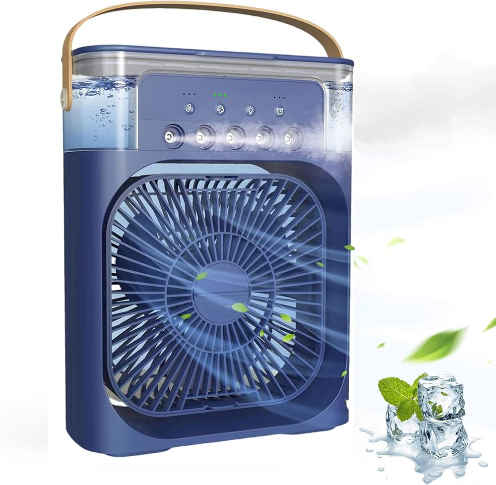 Portable Mini Air Cooler - Black Color