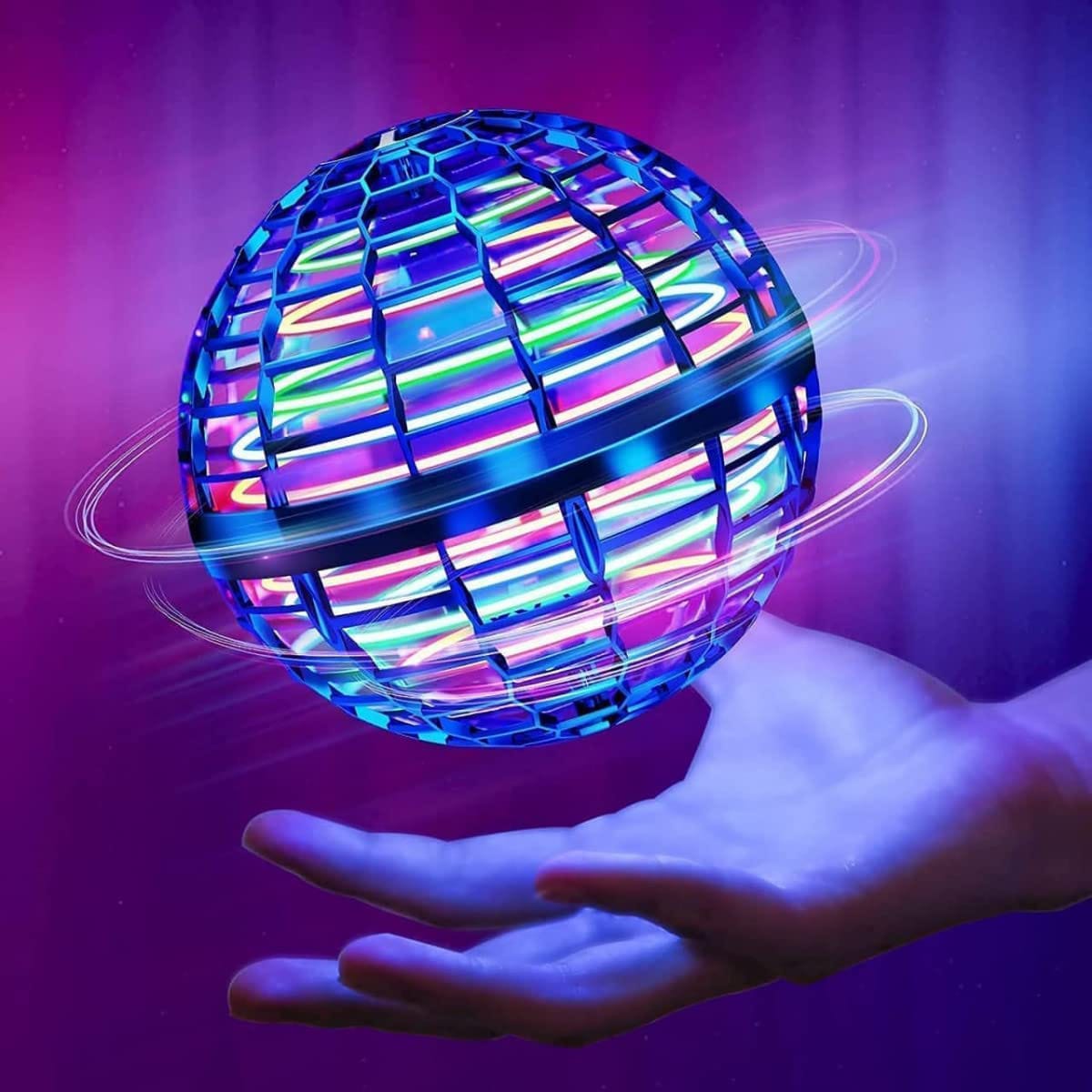 RGB Flying Spinner Ball – Hand Flying Toy